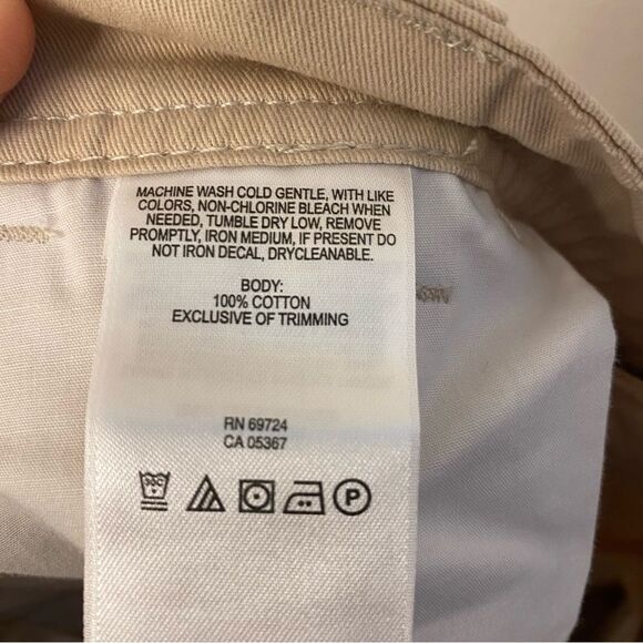 Columbia Tan Flat Front Chino Khaki work pants casual 100% cotton Mens 38x32 - Picture 10 of 11